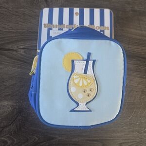 Wandering Moon Small Square Zipper Pouch NEW